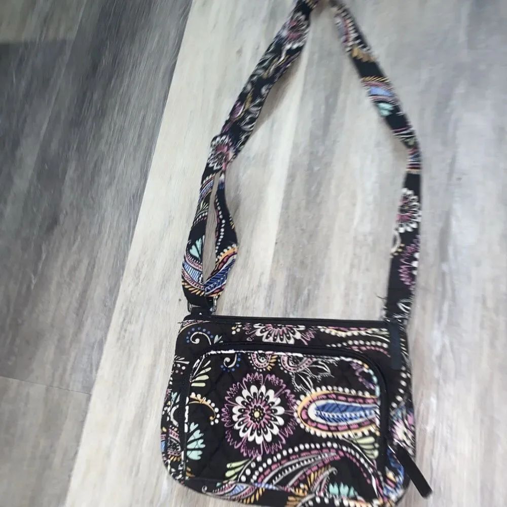 Vera Bradley Bandana Swirl Little Hipster Crossbody HARD TO FIND ITEM